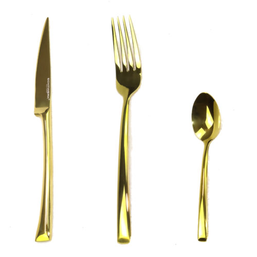 Besteckserie Gold